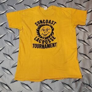 Vintage 70s Russell Athletic Shirt Suncoast Lacrosse Tournament Fits S/M